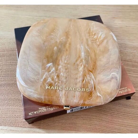 MARC JACOBS BEAUTY NWT Blush Bronzer Highlight Face Palette Cafe O! Mega x Three - Picture 4 of 6